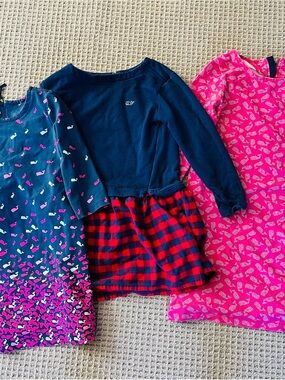 Vineyard Vines Girls 3 dresses set! Mixed Print Dresses